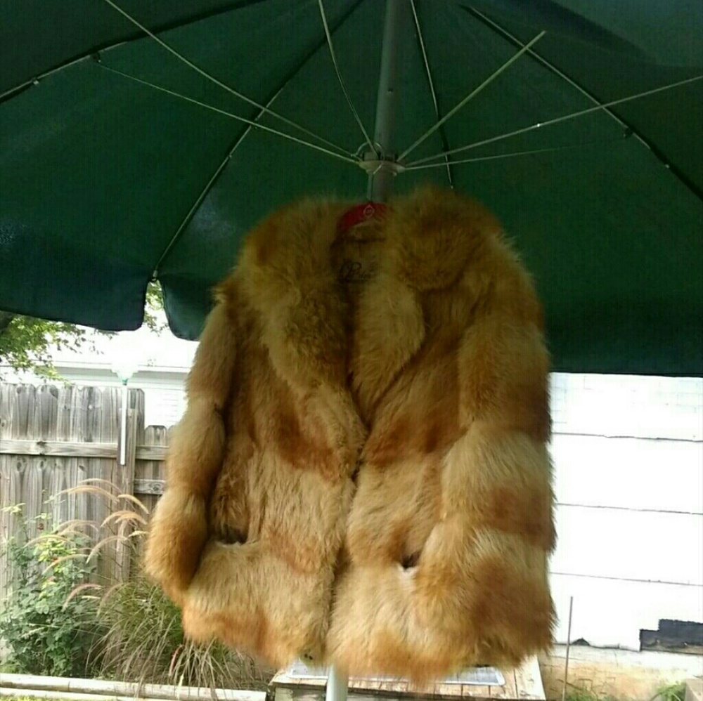 Genuine Gently worn Cropped fur jacket